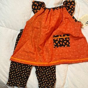 Candy corn boutique outfit